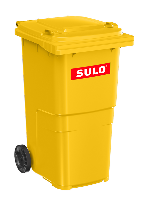 Сміттєвий бак SULO пластиковий жовтий 240л